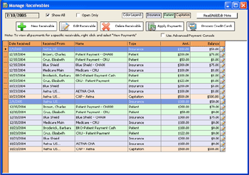 Screen | Medical Billing Software